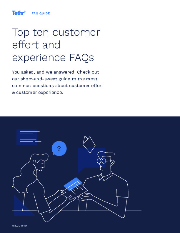 Matt Dixon Supplement: Top Ten Customer Effort and Experience FAQs thumbnail